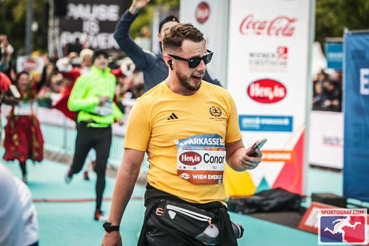 Coach Conor running - action shot 2